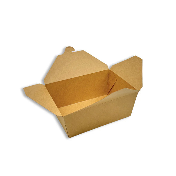 PC #4 PLA Lined Kraft Takeout Box
