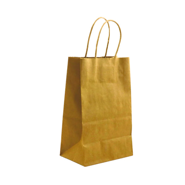 PC| 100% Recycled Paper Kraft Bag W/ Twisted Handle