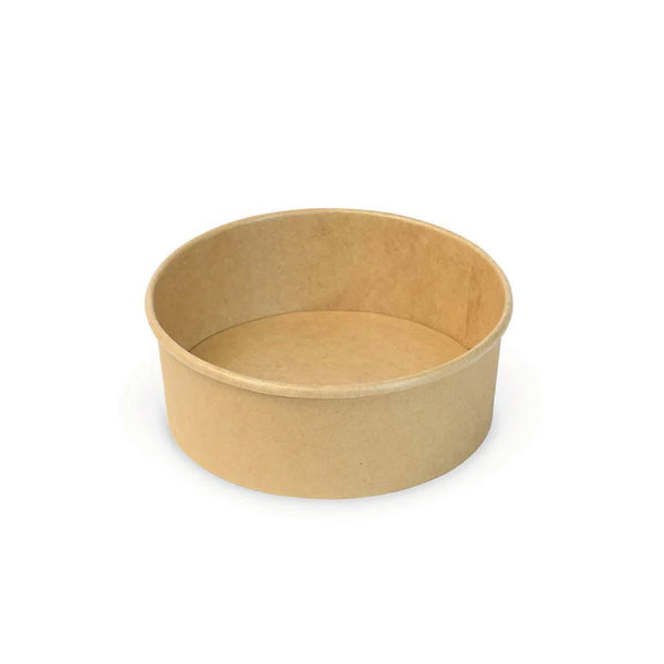 PC PE  Lined 26oz Kraft Salad Bowl